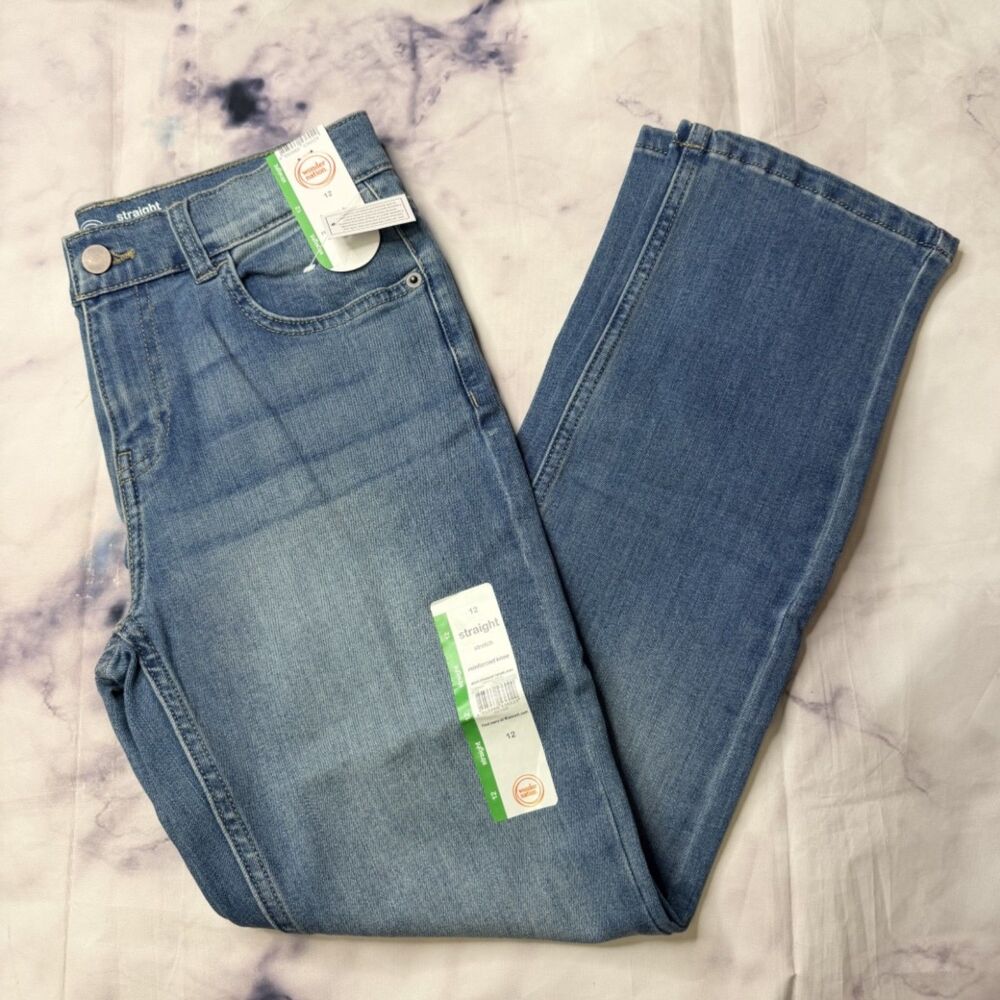 Wonder Nation Boys Straight Fit Denim Jeans
